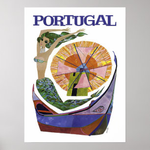 Portugal blandning av turist- attraktioner, poster