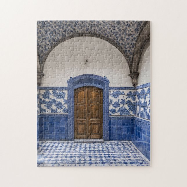 Portugal Blue Tiles Puzzle Pussel (Vertikal)