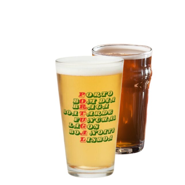 Portugal Bom Dia Boa Tarde Boa Noite Beer Glaskopp (Skapare uppladdad)