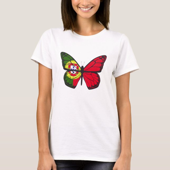 PORTUGAL BUTTERFLY T SHIRT (Framsida)