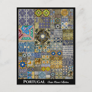 Portugal Colorful Mosaics vykort