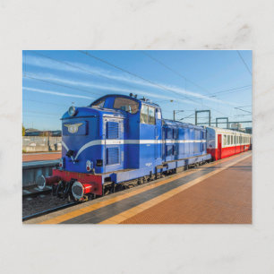 Portugal CP 1413 diesellokomotiv vid Campanhã Vykort