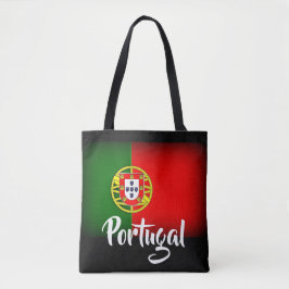 Portugal Darkened Flagga Tygkasse