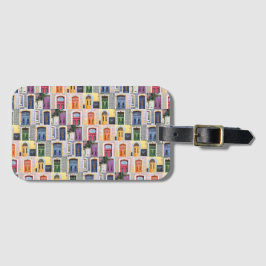 Portugal Doors Luggage Tag Bagagebricka