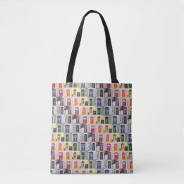 Portugal Doors Tote Bag Tygkasse
