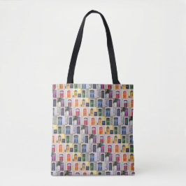 Portugal Doors Tote Bag Tygkasse