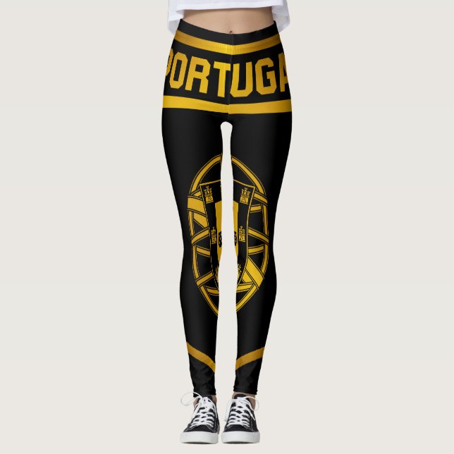Portugal Emblem Leggings (Framsida)