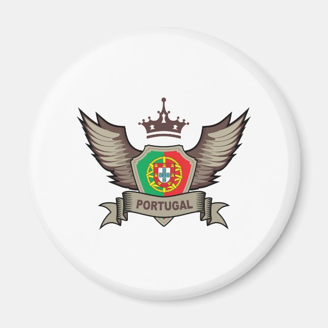 Portugal Emblem Magnet (Framsidan)