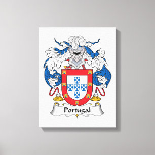 Portugal familjvapensköld canvastryck