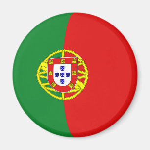 Portugal Fisheye flaggamagnet Magnet