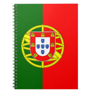 Portugal Flagga Anteckningsbok
