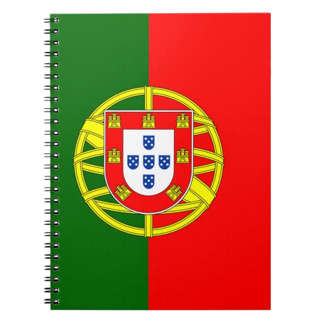 Portugal Flagga Anteckningsbok (Framsidan)