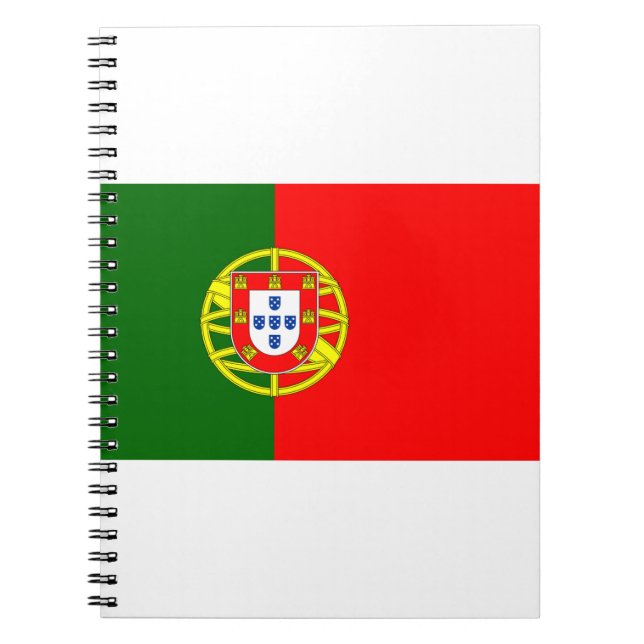 Portugal Flagga Anteckningsbok (Framsidan)