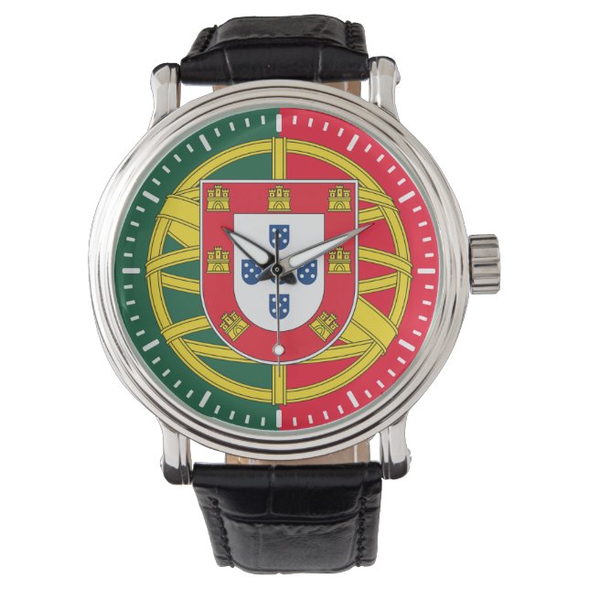 Portugal flagga armbandsur (Framsida)