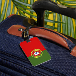 Portugal flagga bagagebricka