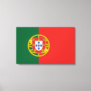 Portugal flagga Bandeira De Portugal Canvastryck