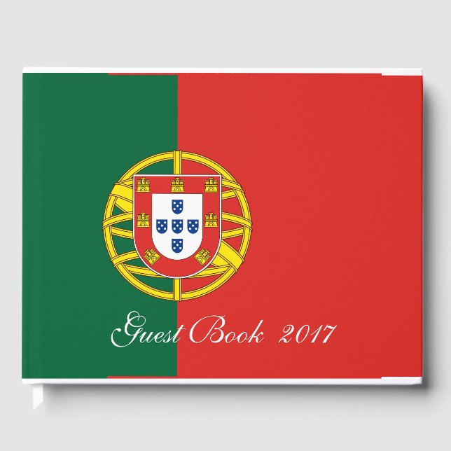 Portugal flagga Bandeira De Portugal Gästböcker (Framsida)