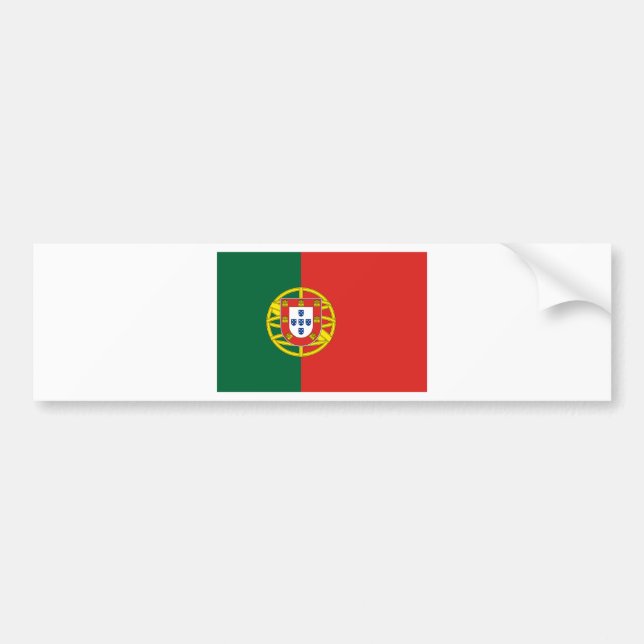 Portugal flagga bildekal (Framsidan)