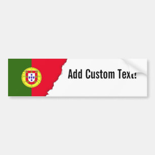 Portugal Flagga Bildekal
