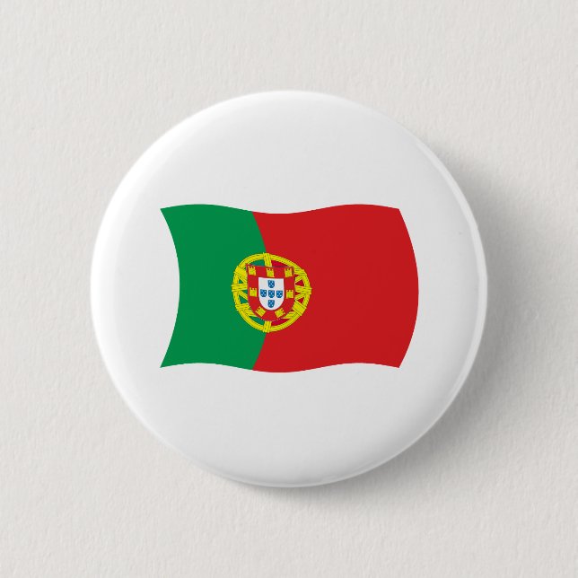 Portugal Flagga Button Knapp (Framsida)