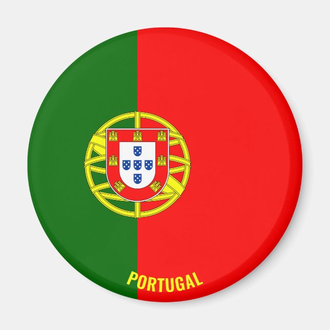 Portugal Flagga Charming Patriotic Magnet (Framsidan)