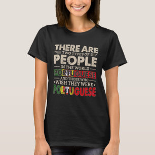 Portugal Flagga Dress Portugisiska flickor och kvi T Shirt