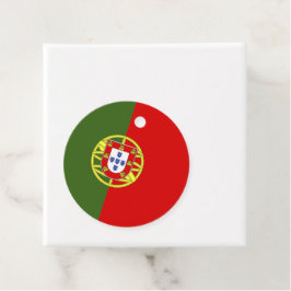 Portugal flagga gåvor etiketter