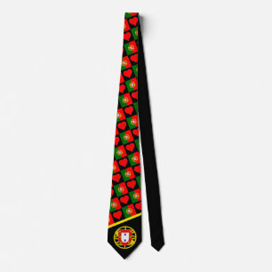 Portugal Flagga Heart Jackat det portugisiska Prid Slips