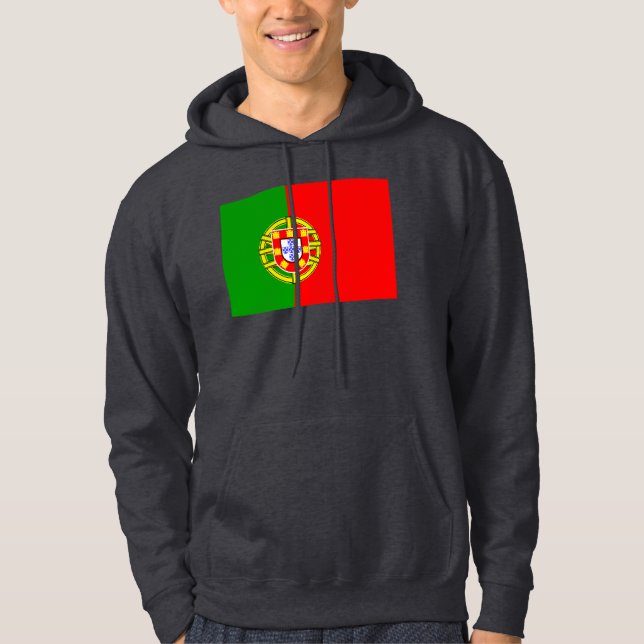 Portugal flagga hoodie (Framsida)
