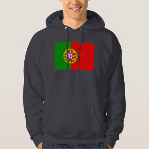 Portugal flagga hoodie