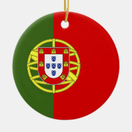 Portugal flagga julgransprydnad keramik