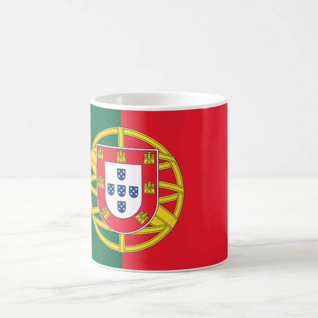 Portugal flagga kaffemugg (Center)