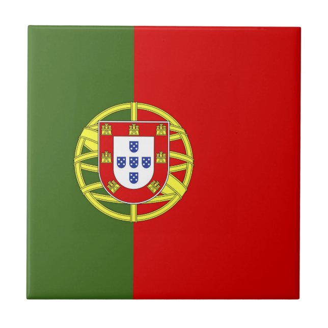 Portugal flagga kakelplatta (Framsidan)