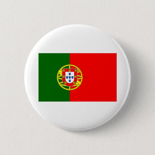 Portugal Flagga Knapp (Framsida)