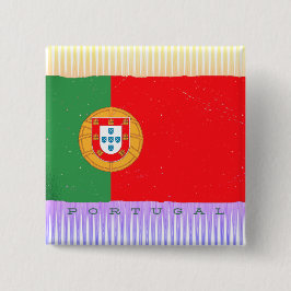 Portugal Flagga Knapp