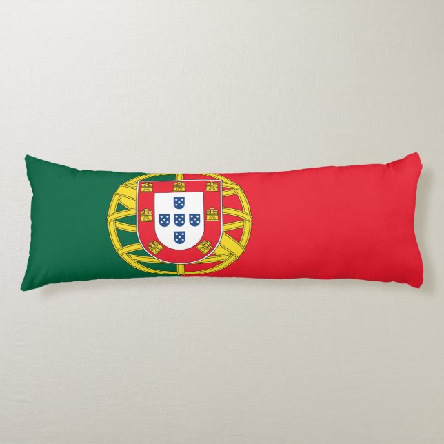 Portugal flagga kroppskudde (Framsidan)