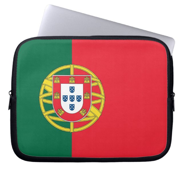 Portugal Flagga Laptop sleeve (Framsidan)