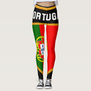 Portugal flagga leggings