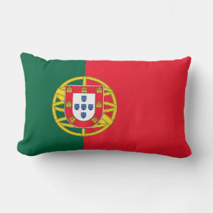 Portugal flagga lumbarkudde