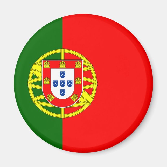 Portugal Flagga Magnet (Framsidan)