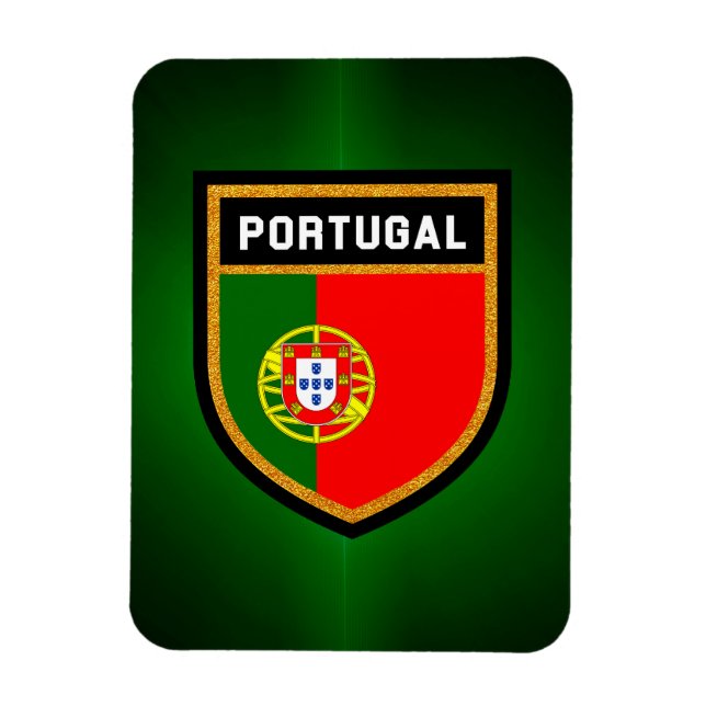 Portugal Flagga Magnet (Vertikal)