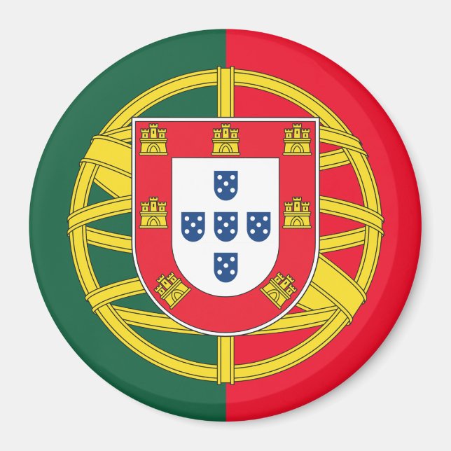 Portugal flagga magnet (Framsidan)