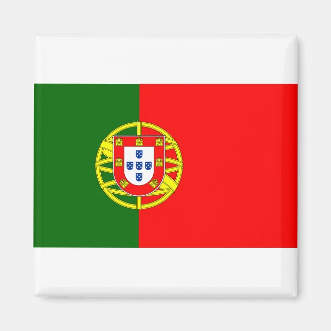Portugal Flagga Magnet (Framsidan)