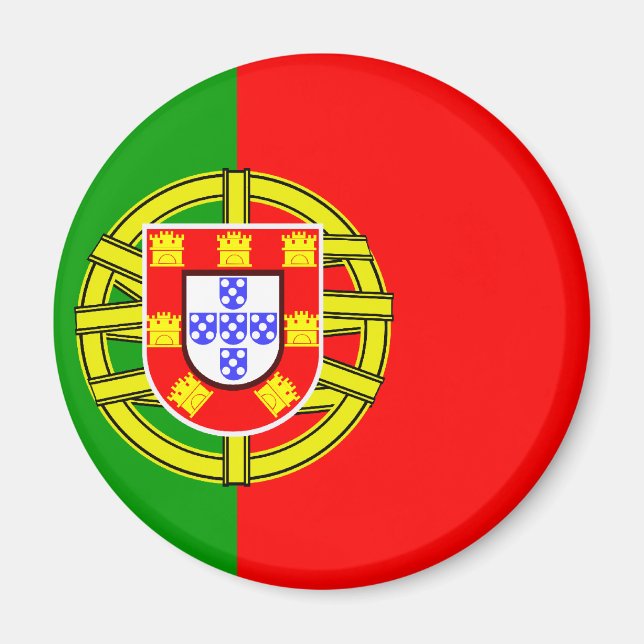 Portugal Flagga Magnet (Framsidan)
