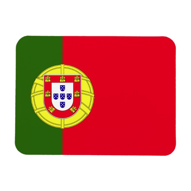 Portugal Flagga Magnet (Horisontell)