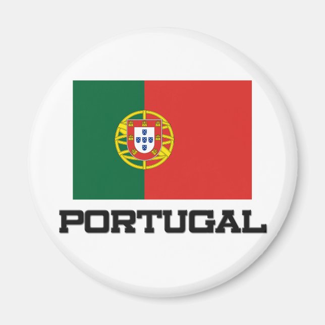 Portugal Flagga Magnet (Framsidan)