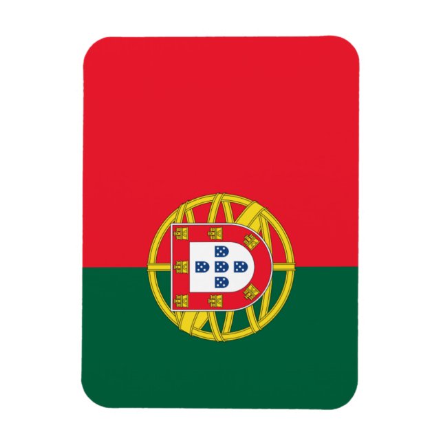 Portugal flagga magnet (Vertikal)
