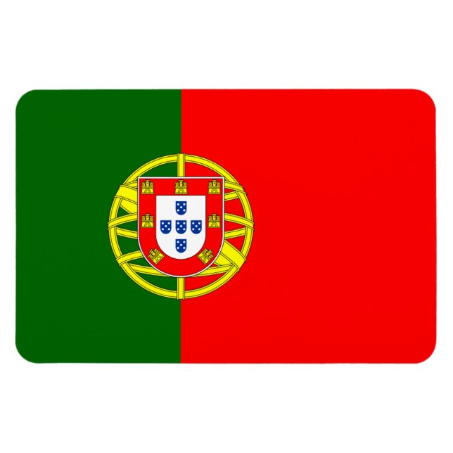 Portugal Flagga Magnet (Horisontell)