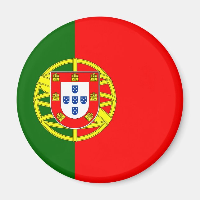 Portugal flagga magnet (Framsidan)