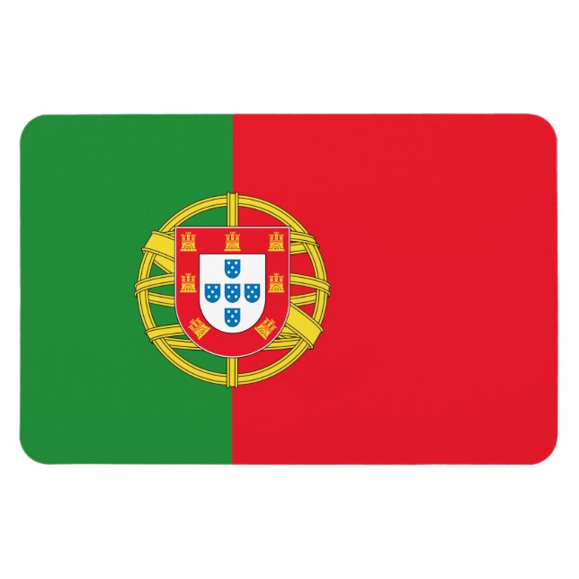 Portugal Flagga Magnet (Horisontell)